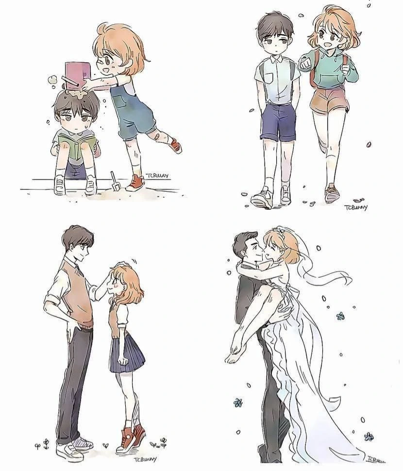 소꿉친구에서 결혼까지 가는.manga
