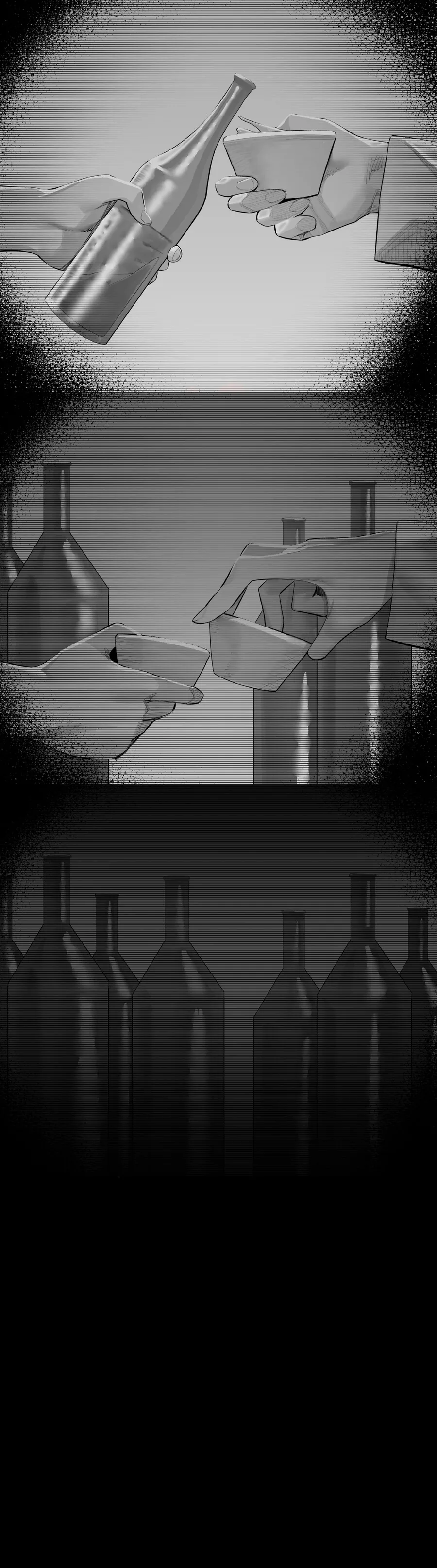 페그오) 흑잔과 술마시는 만화.MANGA - 이미지 3