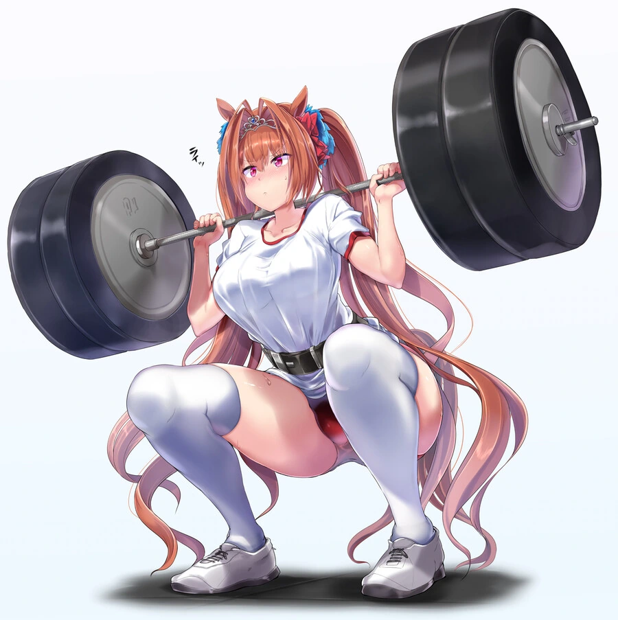 [말딸] 스쿼트 중인 다스카.manga