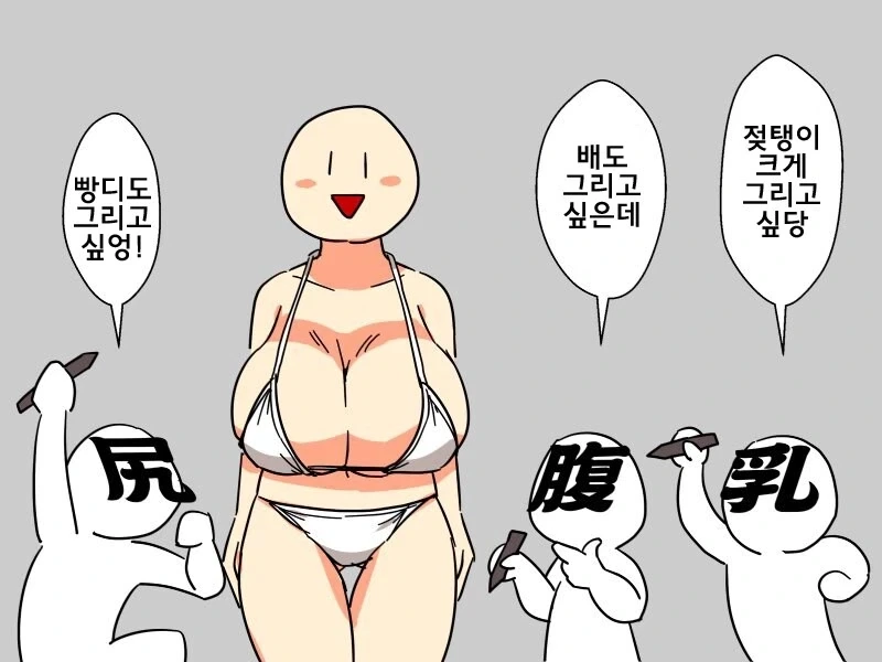 육덕캐가 만들어지는 과정