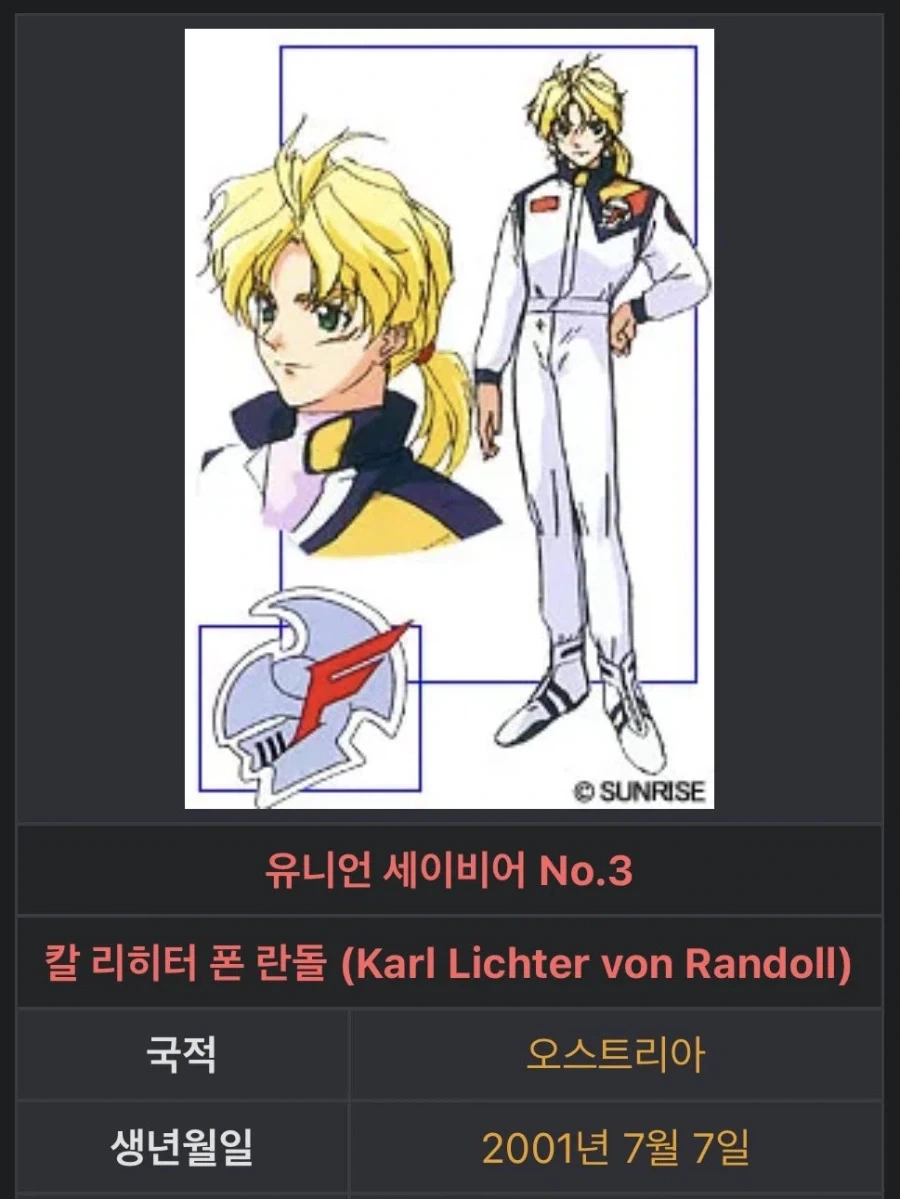 사이버포뮬러)현실에도 있는 귀족 레이서.