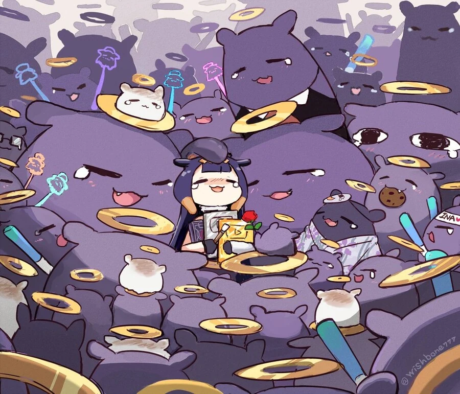버튜버) 타코다치 천국에 온 이나.manga