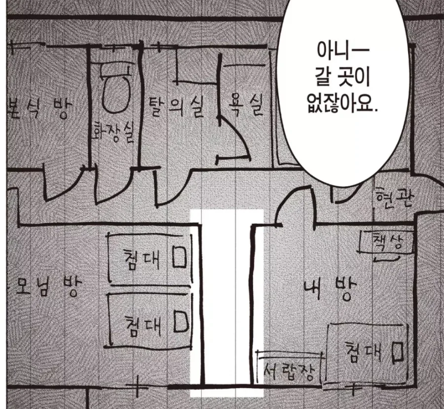 어릴적 살던 집의 구조가 수상했다는 유부녀.manhwa - 이미지 3