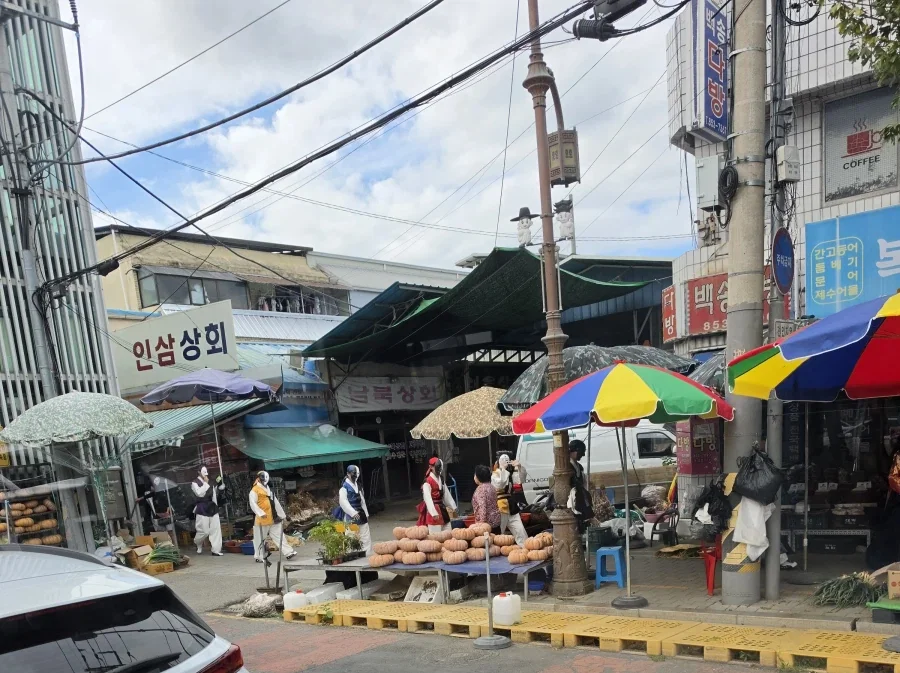 시내에 돌아다니는 이상한 차림새의 사람들 - 이미지 5