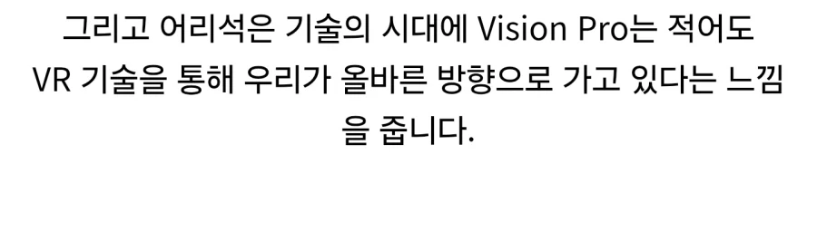 우연히 2년전 비전프로 사용기 다시봤는데 마무리가 웃김