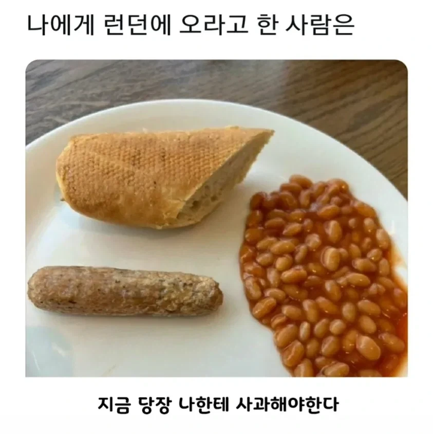 나에게 런던에 오라고 한 사람은