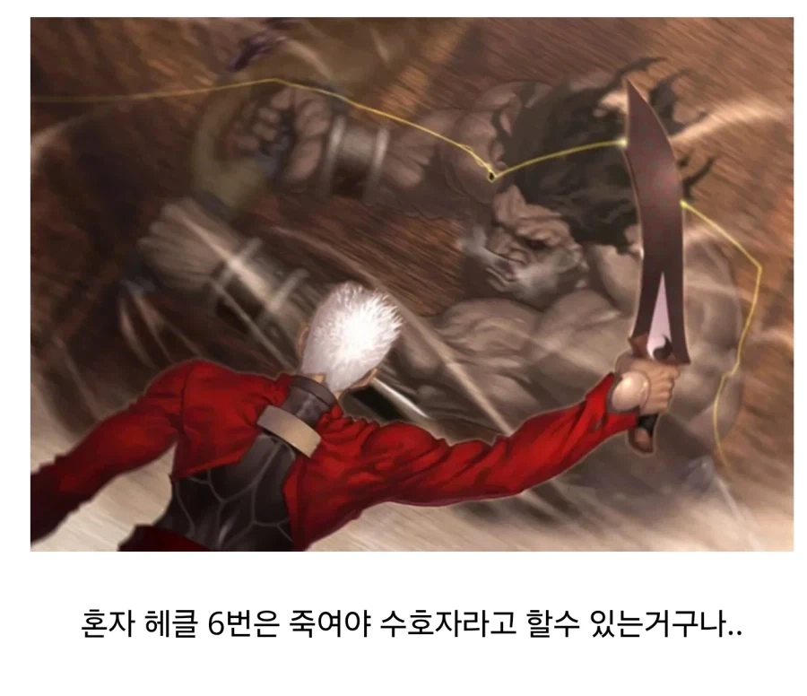 페이트) 아 이정도는 해야 수호자구나