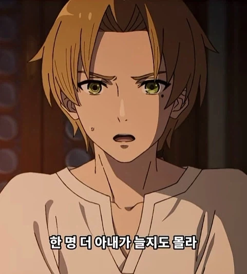 아내 둘 앞에서 결혼 한번 더 하고 싶다고 말하는 무직전생 주인공 - 이미지 2