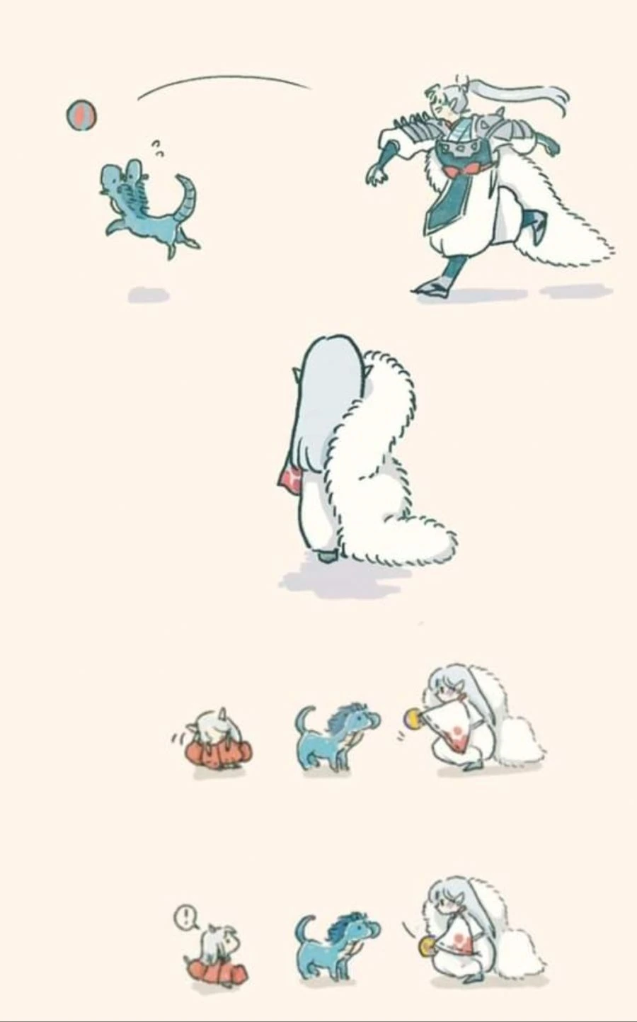 이누야샤랑 셋쇼마루가 귀여운 만화.manga - 이미지 10