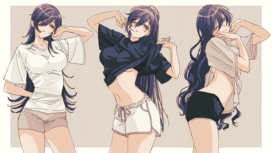 @) 몸매 좋은 아이돌들과 비교해도 꿇리지 않는 카호(12세).manga