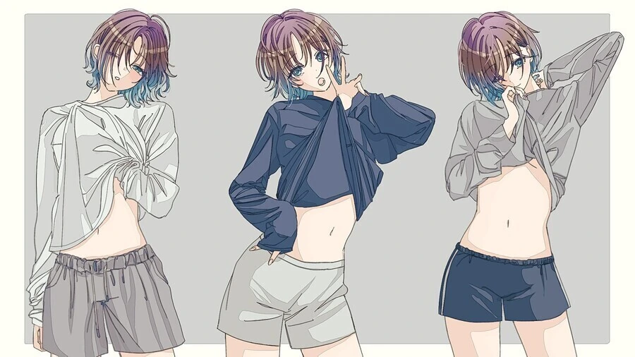@) 몸매 좋은 아이돌들과 비교해도 꿇리지 않는 카호(12세).manga - 이미지 5