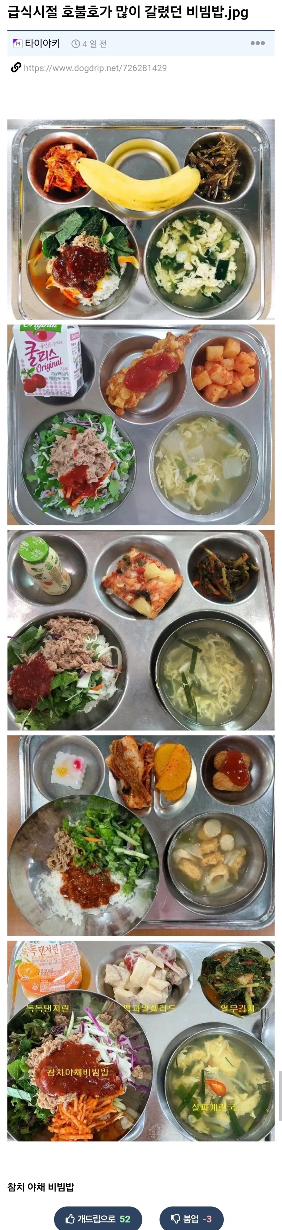 급식시절 호불호가 많이 갈렸던 비빔밥.jpg