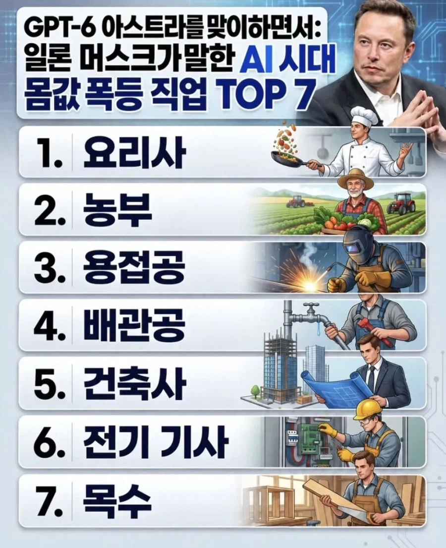 AI 시대에 몸값 폭등할 직업