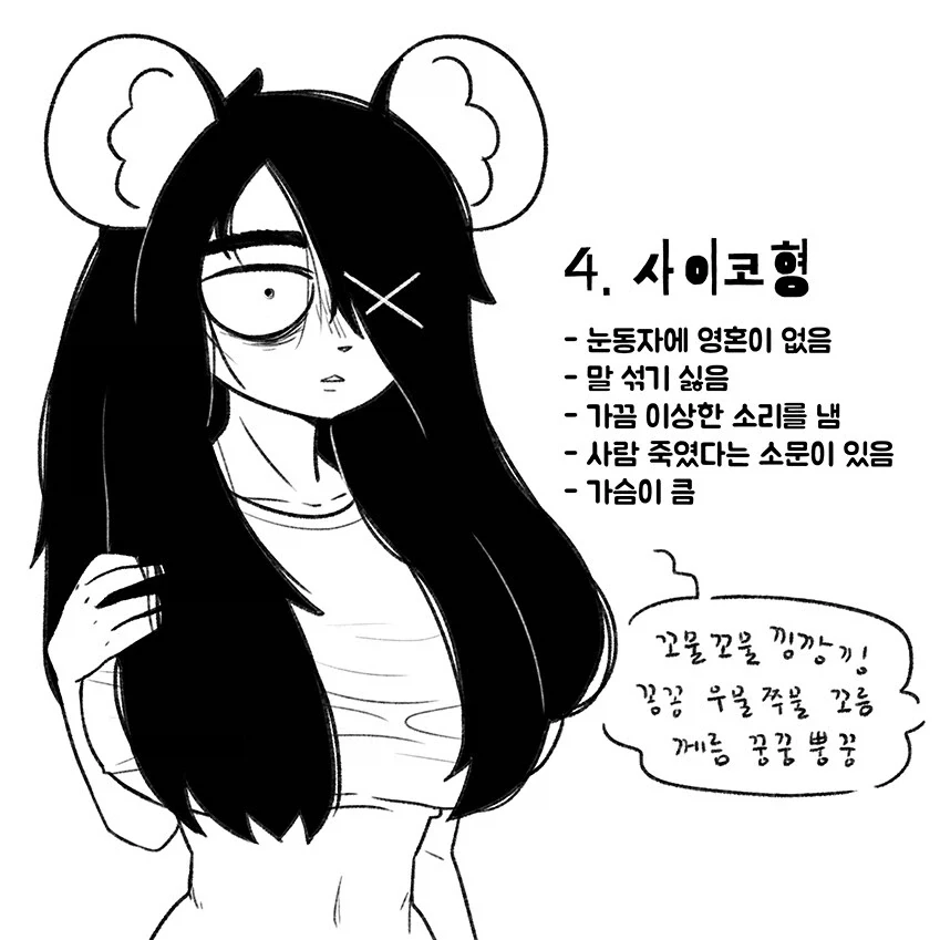 퍼리음침녀들의 유형별 특징.jpg - 이미지 4