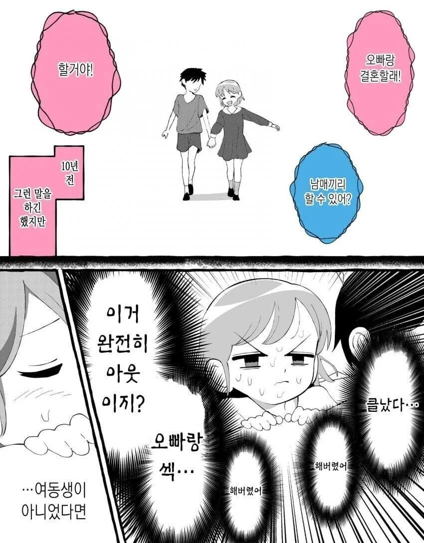 의외로 남매끼리 아웃인거.manga