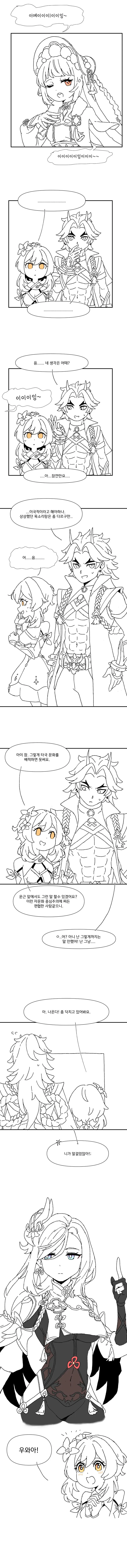 원신) 여행자가 강한 남성에게 함락되는 과정 Manhwa - 이미지 3