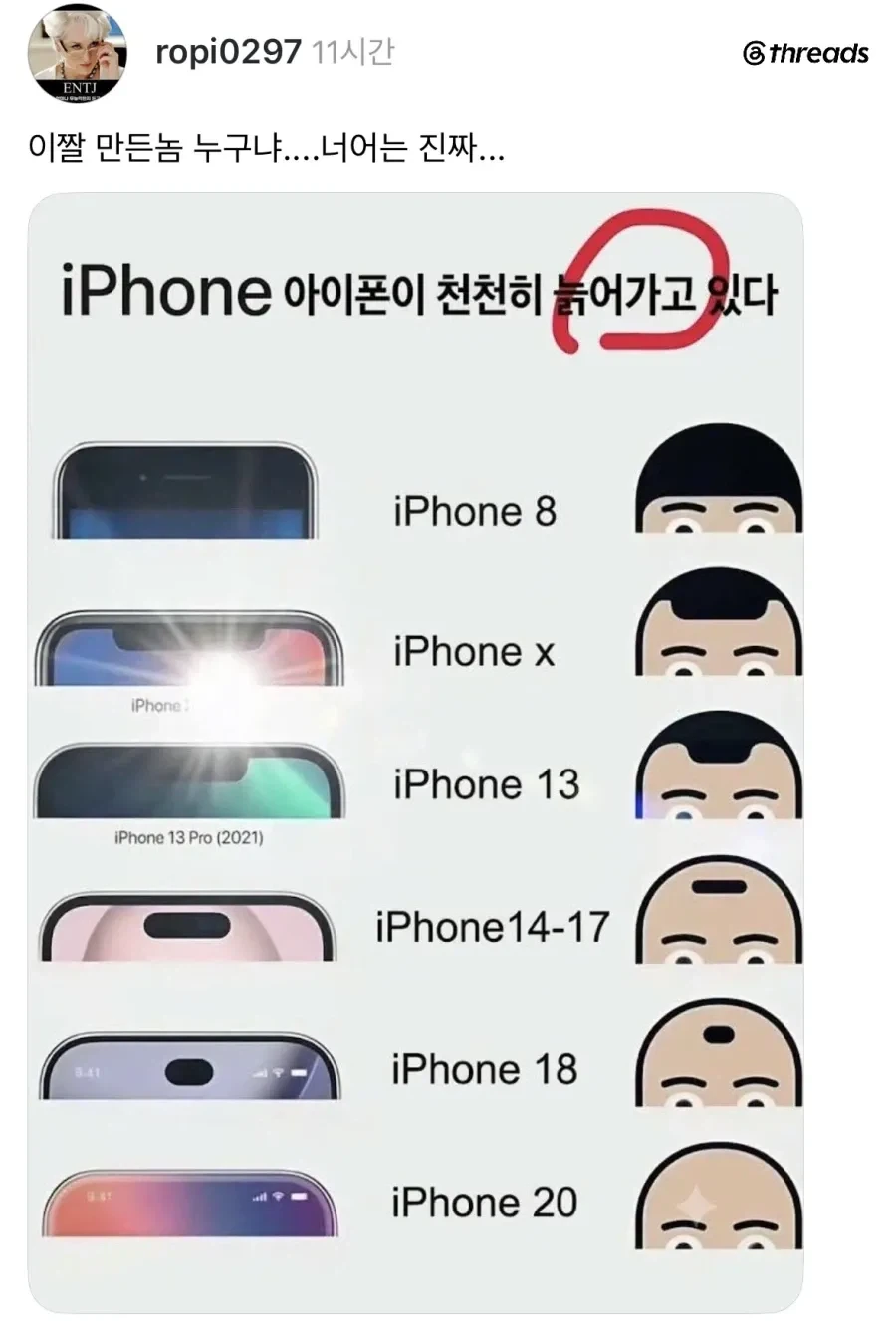 아이폰이 늙어간다는 증거