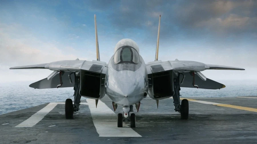 F-14 톰캣 정면모습