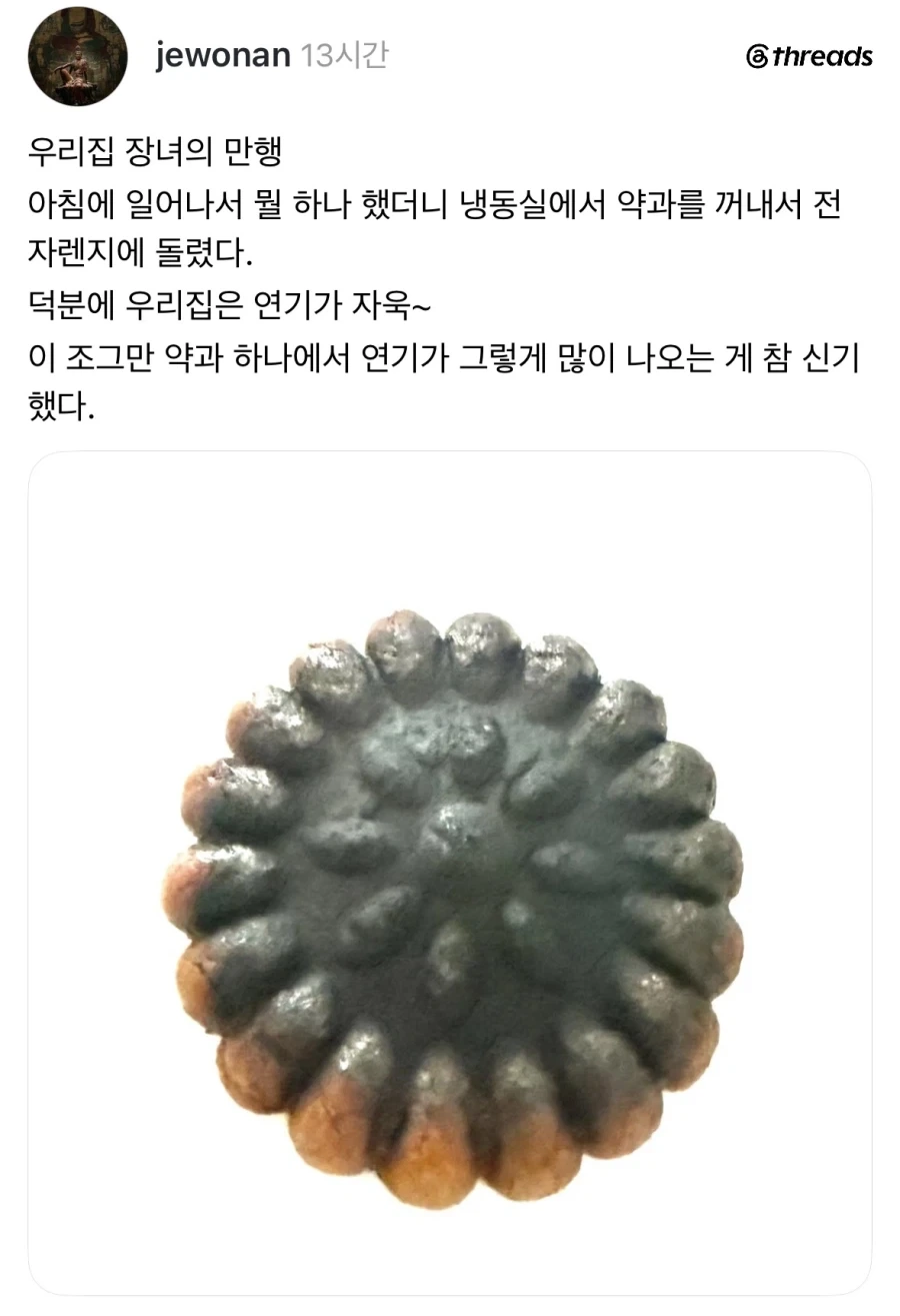 큰딸이 전자렌지에 돌린 것.jpg