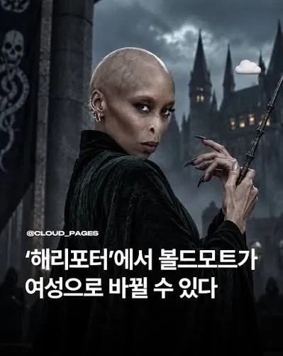 ＇해리포터＇에서 볼드모트가 여성으로 바뀔 수 있다
