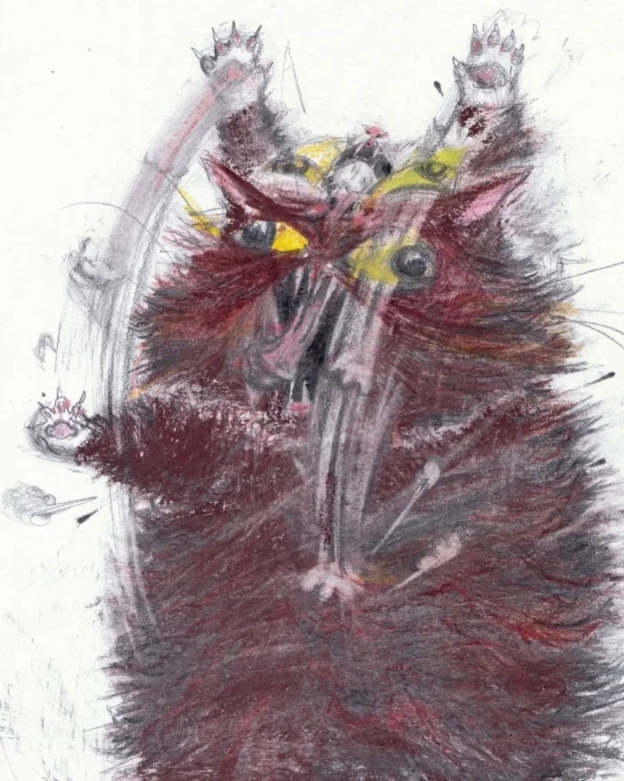 프랑스 작가의 고양이 그림 - 이미지 10