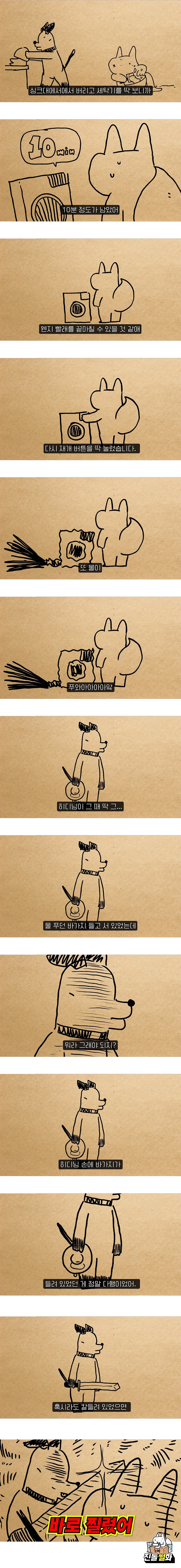 영하16도에서 빨래하다 아내한테 살해당할뻔할 썰.Manwha - 이미지 3