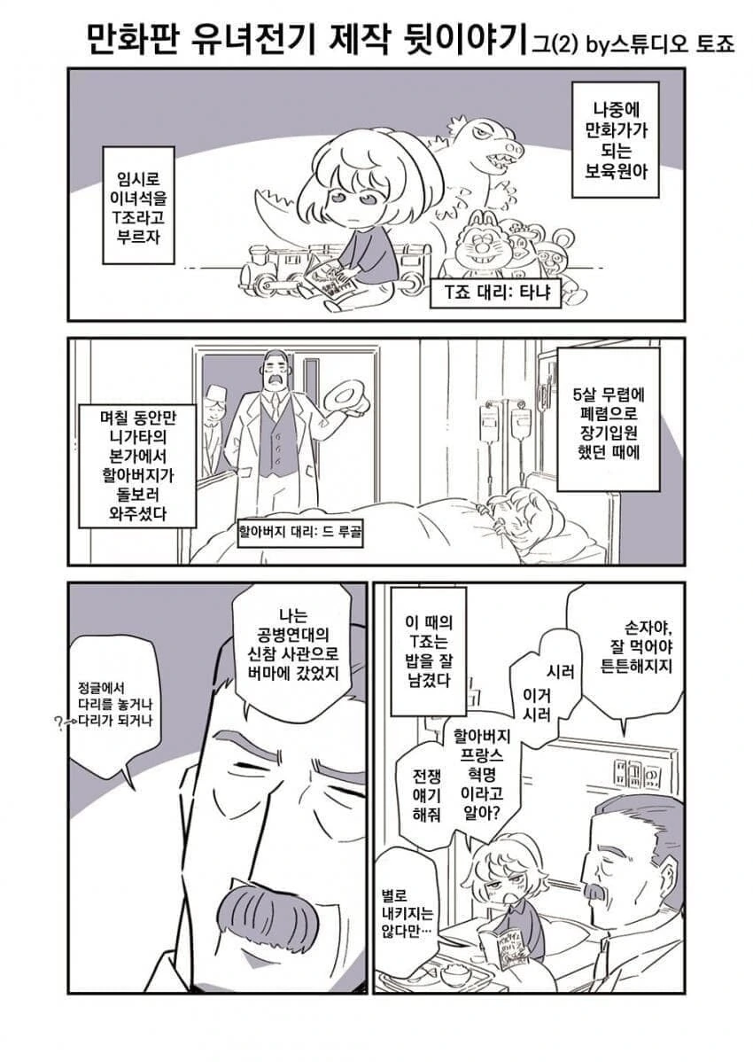 유녀전기) 만화판 작가의 할아버지 전쟁썰.manga