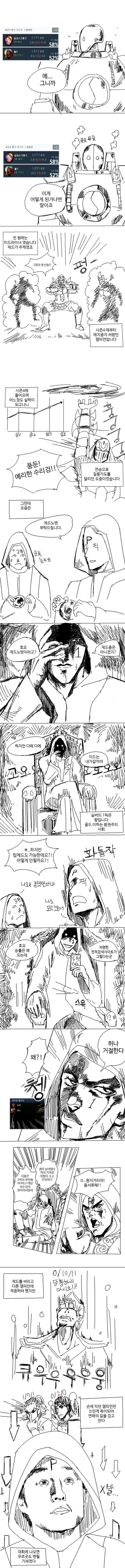 [롤 만화] 서포터 연대기