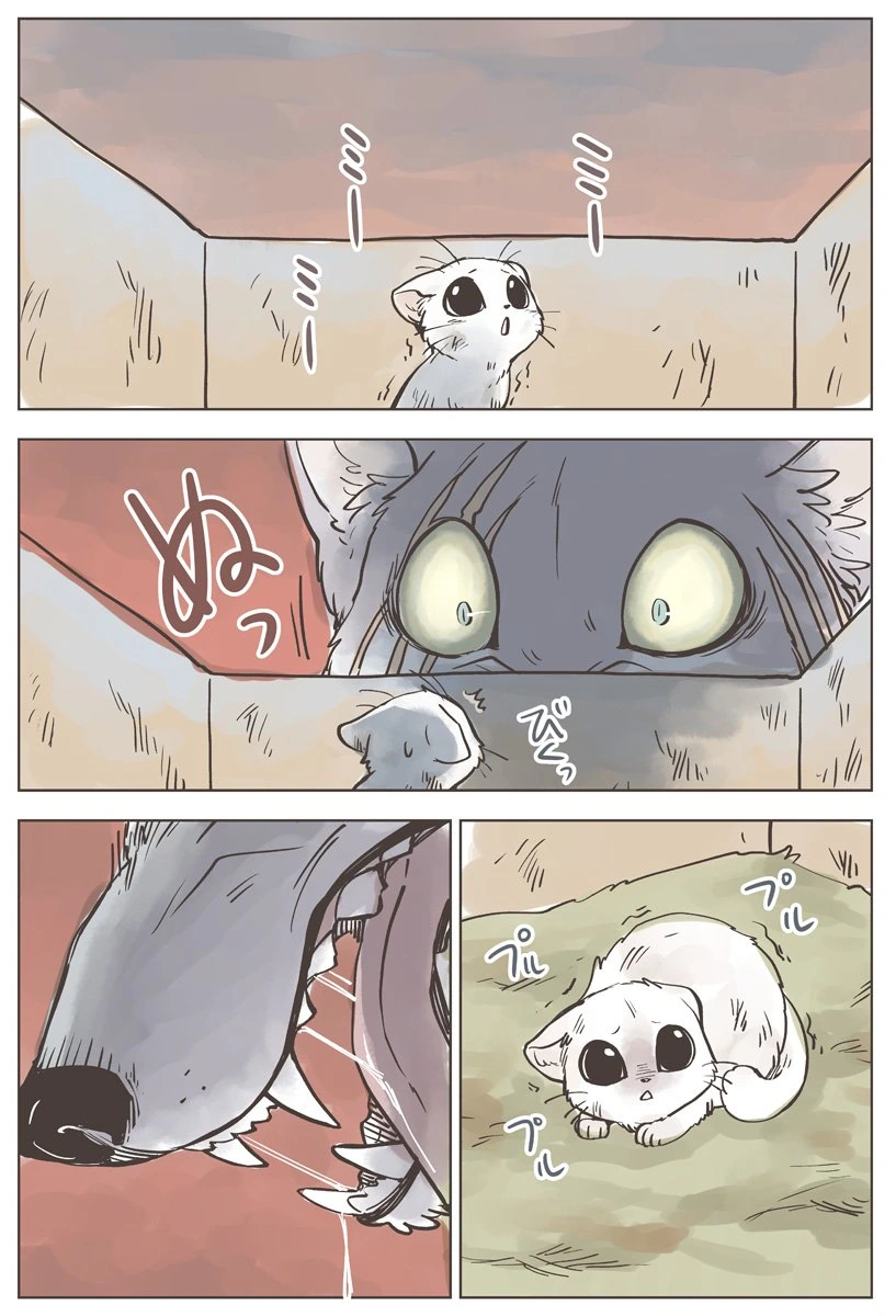 버려진 고양이와 늑대 만화.manwha