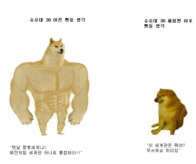 슈로대) 팬들:VXT 평행세계 설정도 남발하고 크로스가 약해서 아쉽다 - 이미지 3