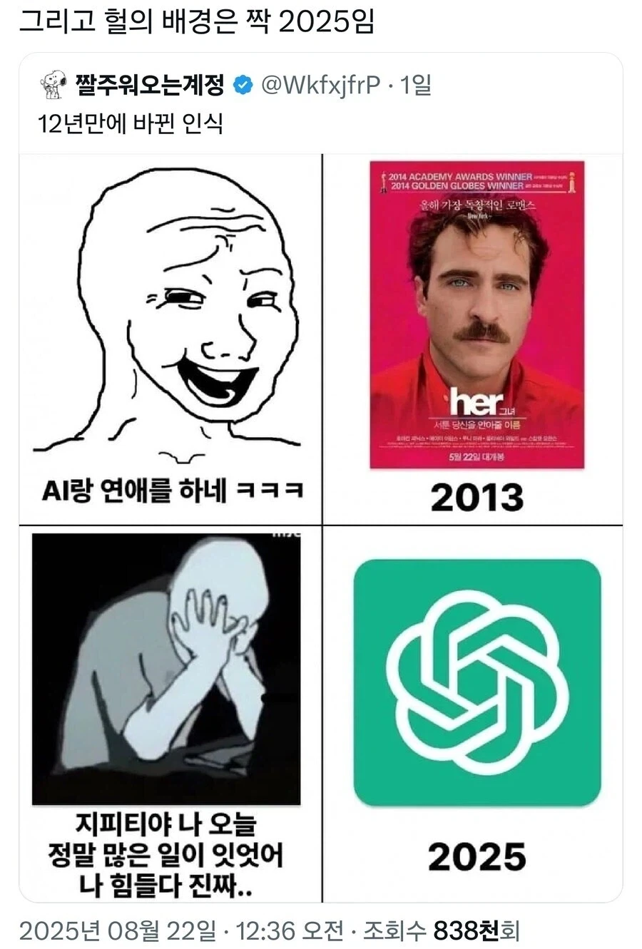 현실고증에 매우 철저했던 ai 영화