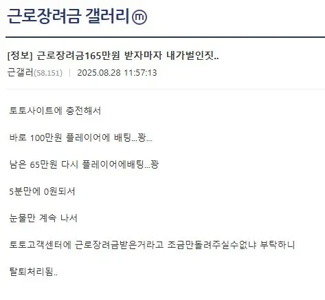 5분만에 근로장려금 다 쓰는 방법