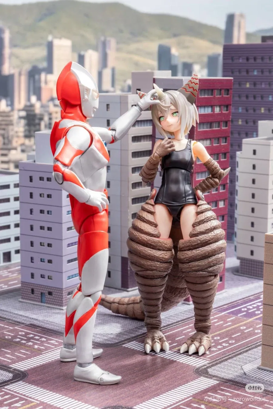 [LADoTOYS] 울트라괴수 의인화계획 고모라와 반다이 S.H.F울트라맨이 함께 - 이미지 2