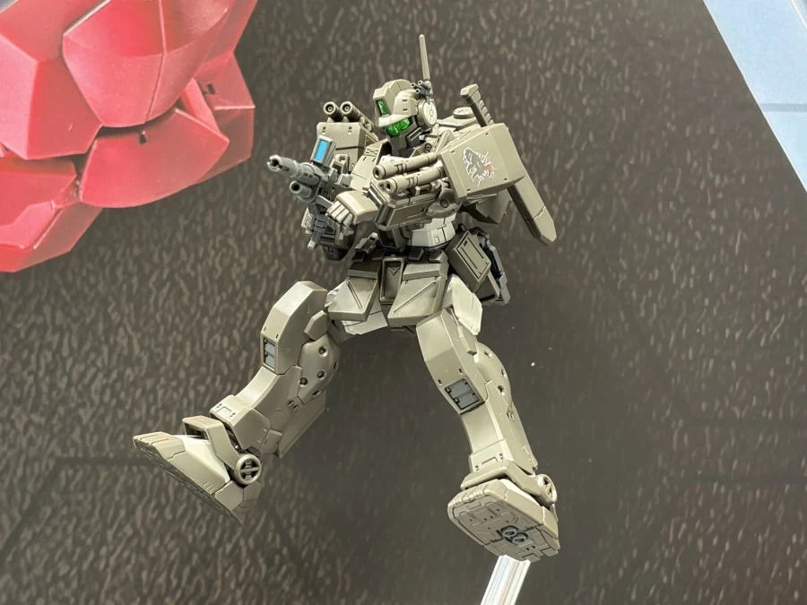 HG 1/144 짐 스파르탄 블랙 독 사양 전시 사진 2