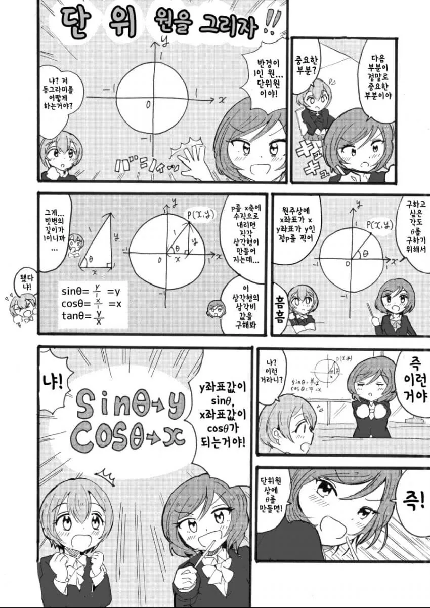 삼각함수 만화.manhwa - 이미지 2