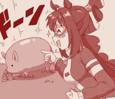 [말딸] 트레이너 씨! 저기에 그라스가 있습니DA!