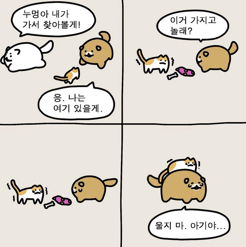 누멍이가 고양이 찾는 만화.manwha - 이미지 3