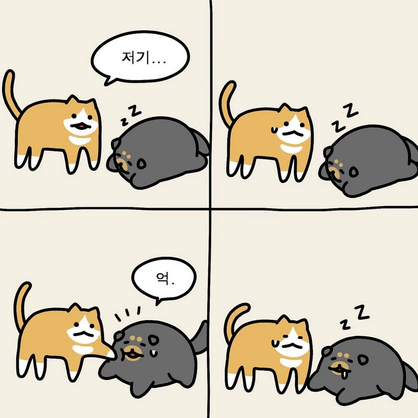 누멍이가 고양이 찾는 만화.manwha - 이미지 9