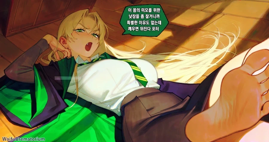 해리포터) 낮잠을 잔다는 말포이양