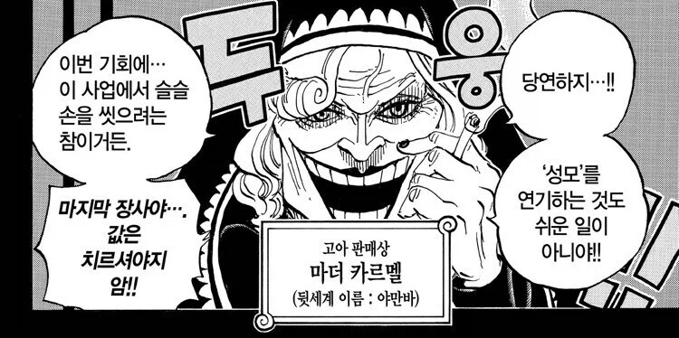 원피스 카르멜 관련 중요한 부분