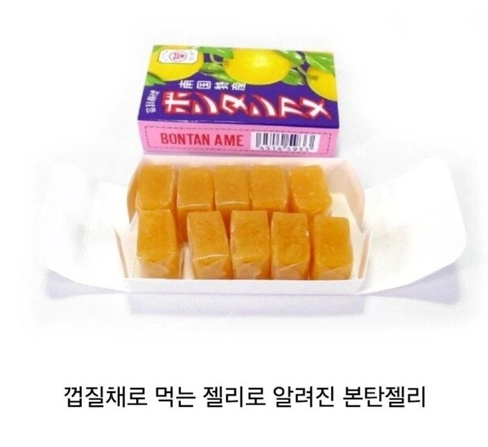 일본 껍질채로 먹는 젤리의 효능!?