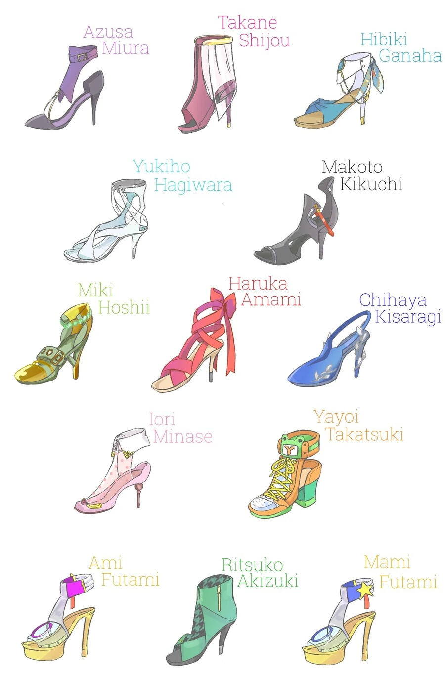 @) 765pro 신발 모음.manga