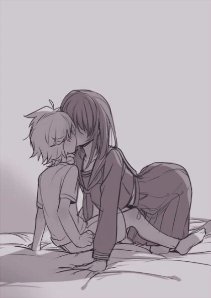 여고생 누나가 남자 초등학생 마구 괴롭히는 만화.manhwa - 이미지 4