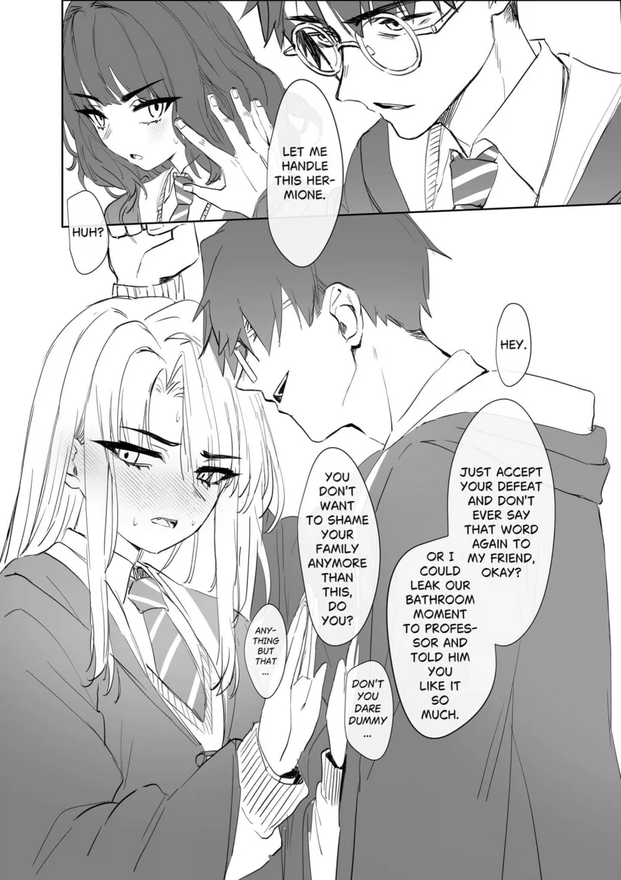 "말포이, 계속 그렇게 깝치면..."