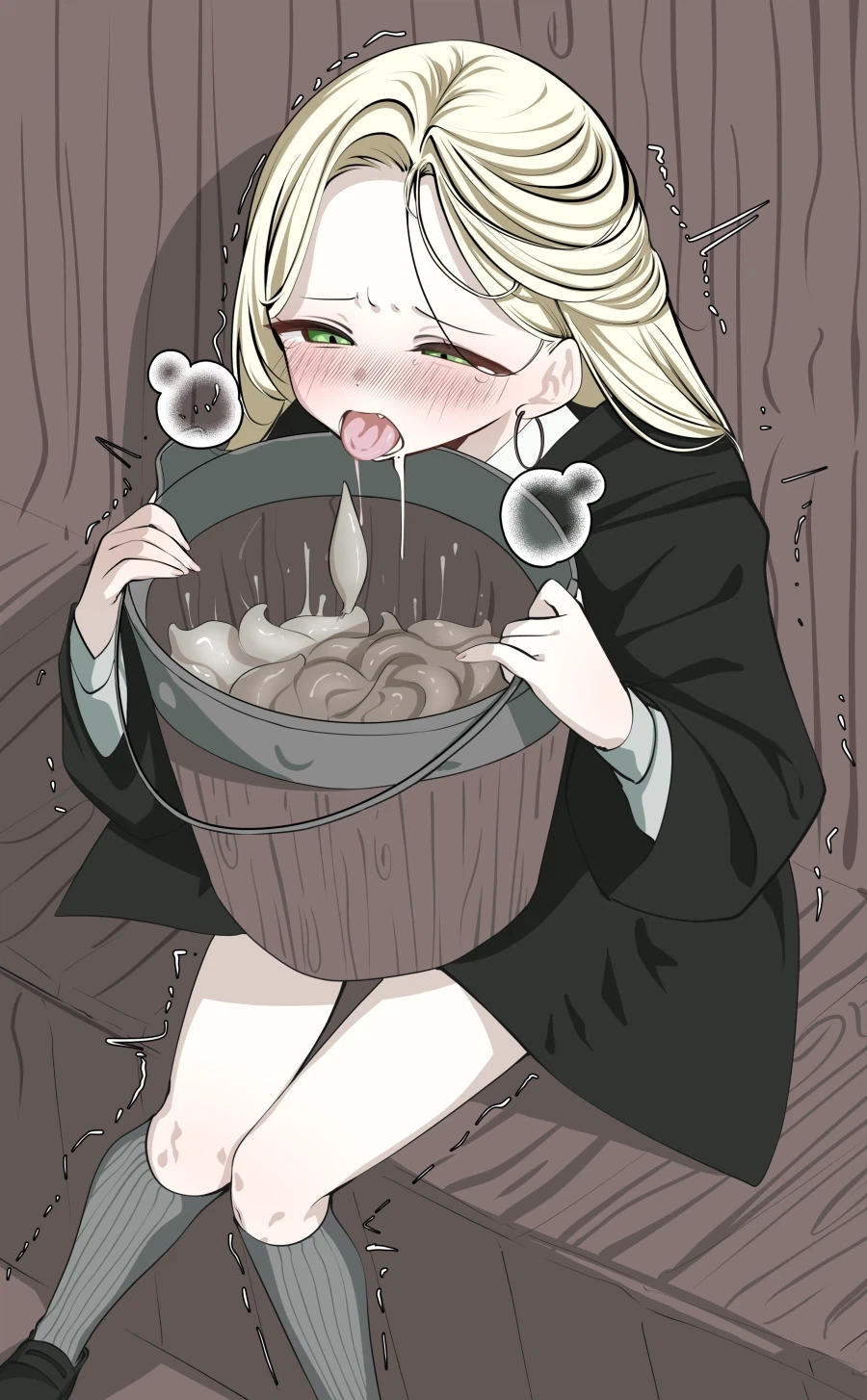 말포이에게 민달팽이 저주를 사용한 포터 - 이미지 6