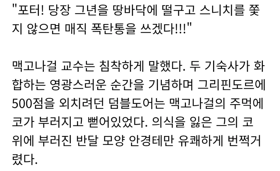 해리포터) 맥고나걸은 이런 컨셉으로 잡히는 듯? - 이미지 2