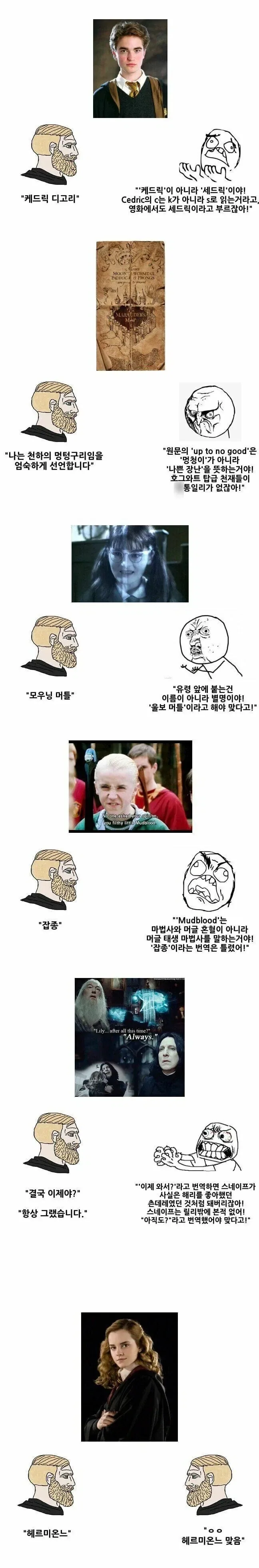 오역에 분노하는 해리포터 원작팬들