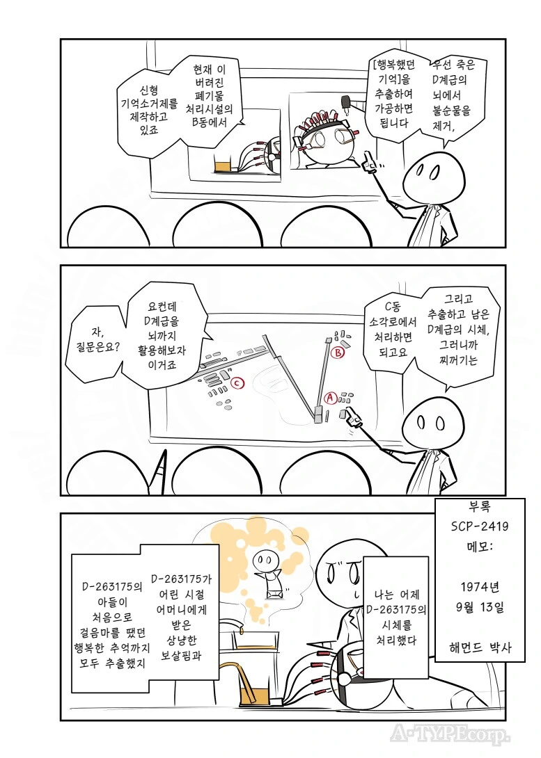 핫산) SCP 간단 소개 만화 : SCP-2419 - 이미지 3
