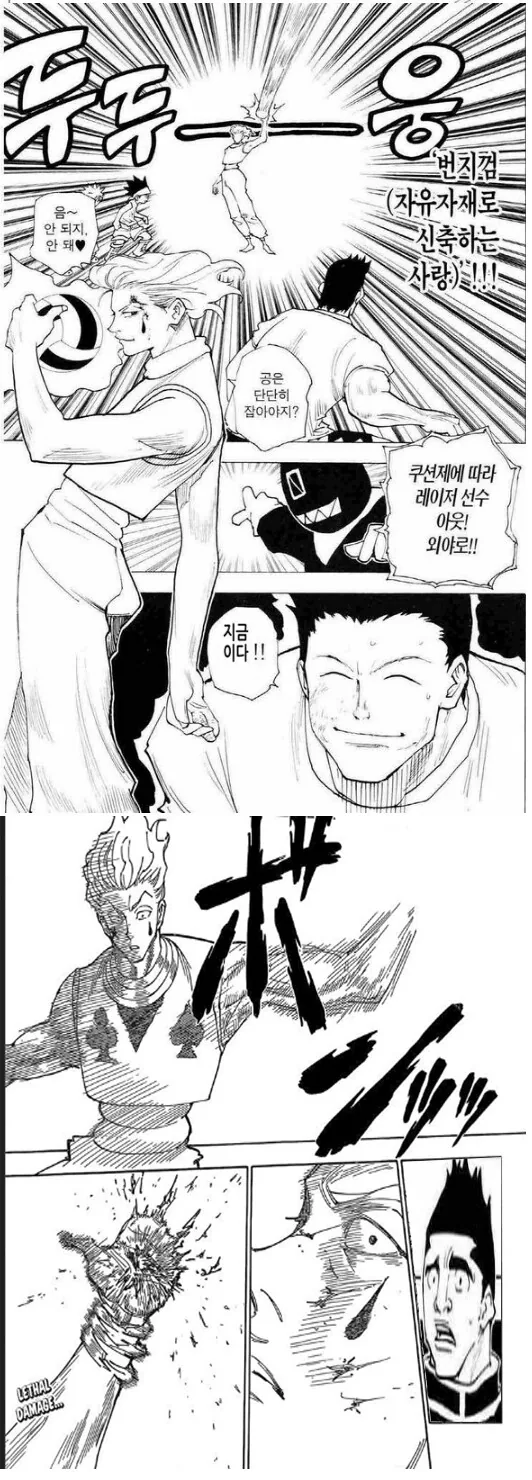 헌터x헌터) 범죄자 쉨 참교육하는 만화