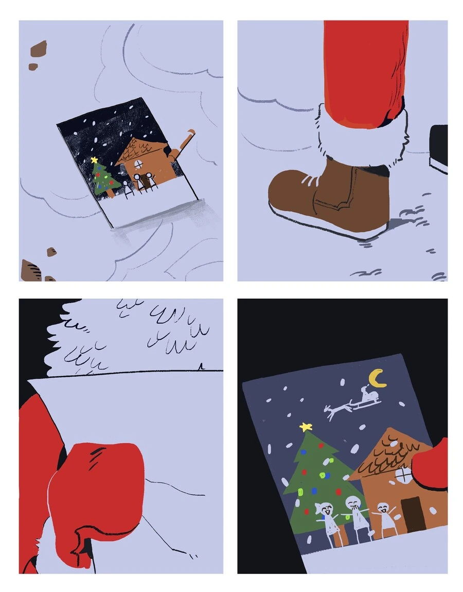 산타와 크람푸스의 크리스마스.manwha